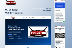 Comprehensive Website Development and UI UX Design for Predator Rubber